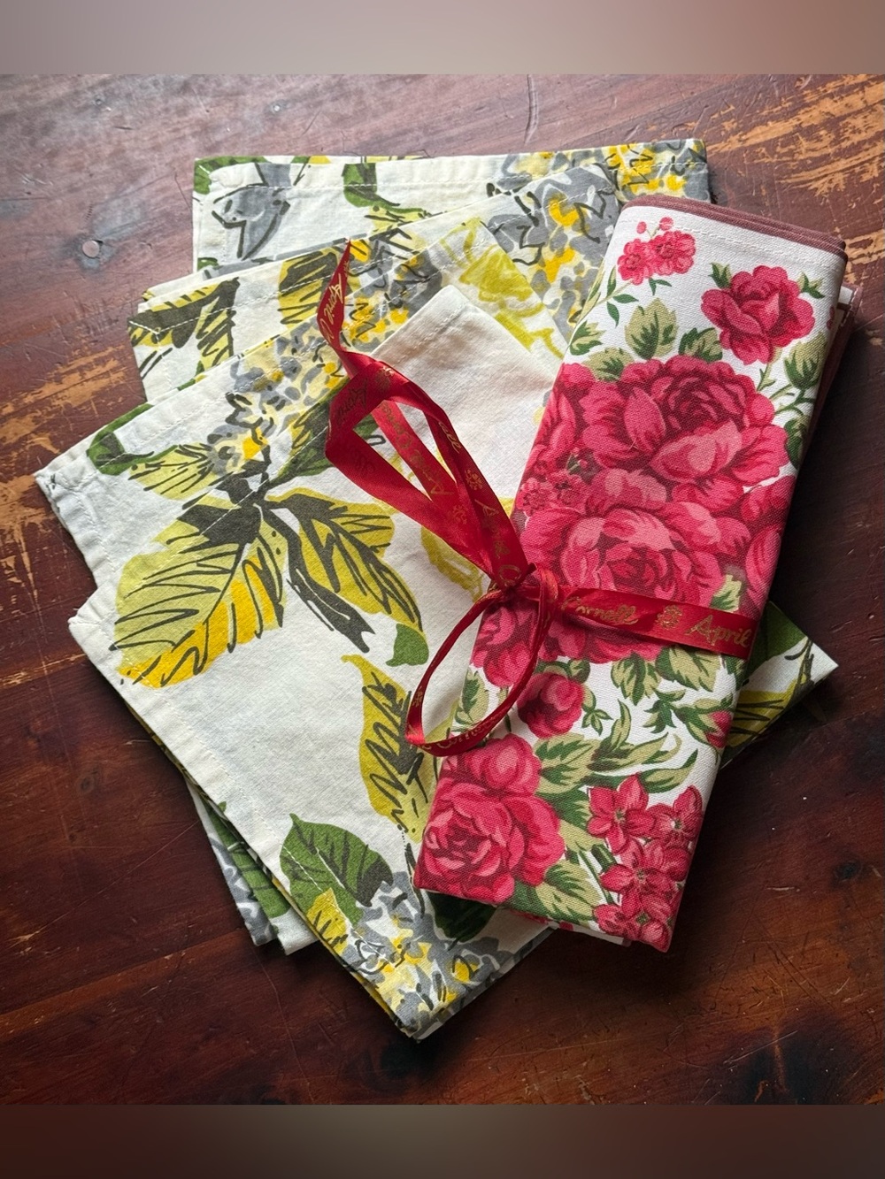 April Cornell Floral Placemats & Napkins
